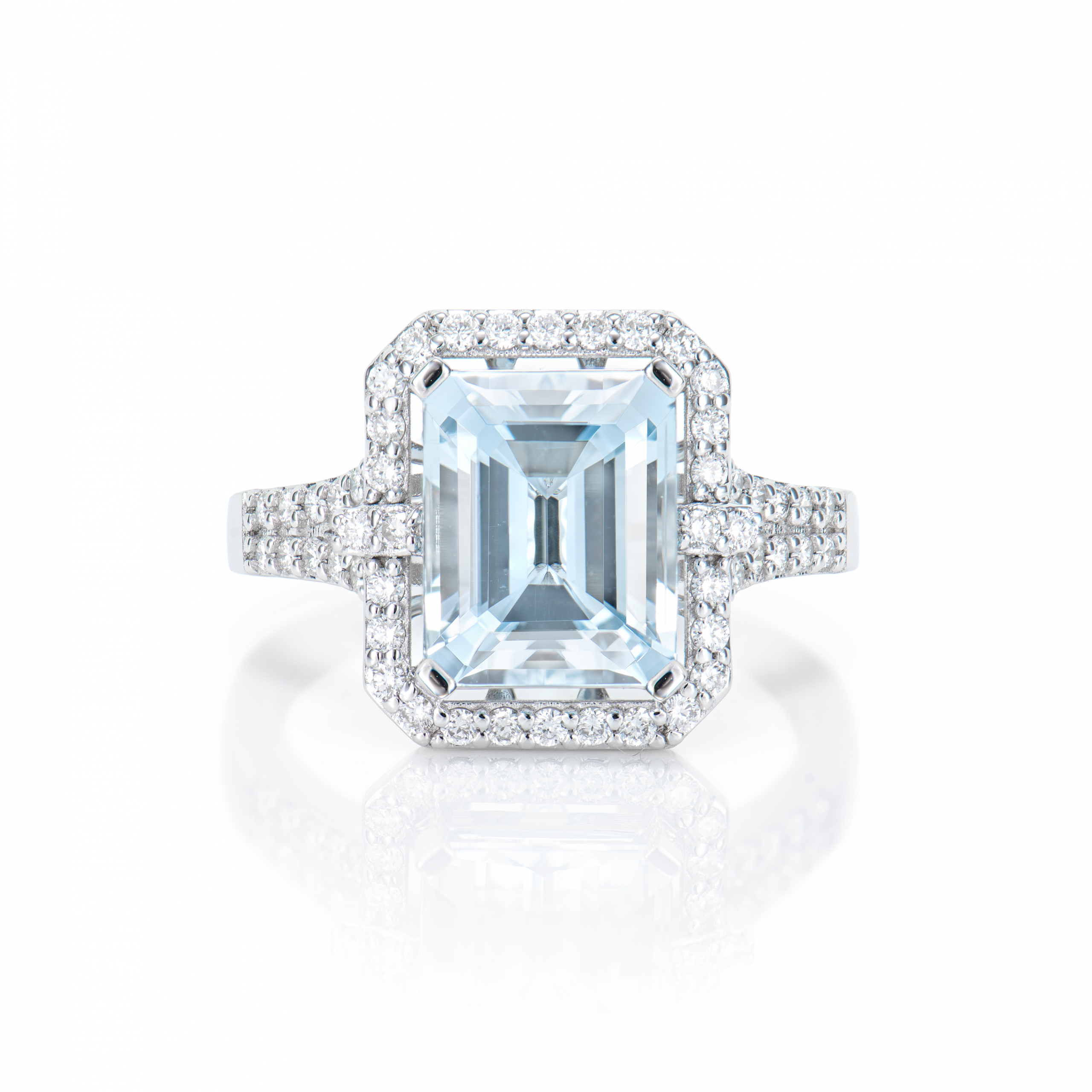 AQUAMARINE CLASSIC RING