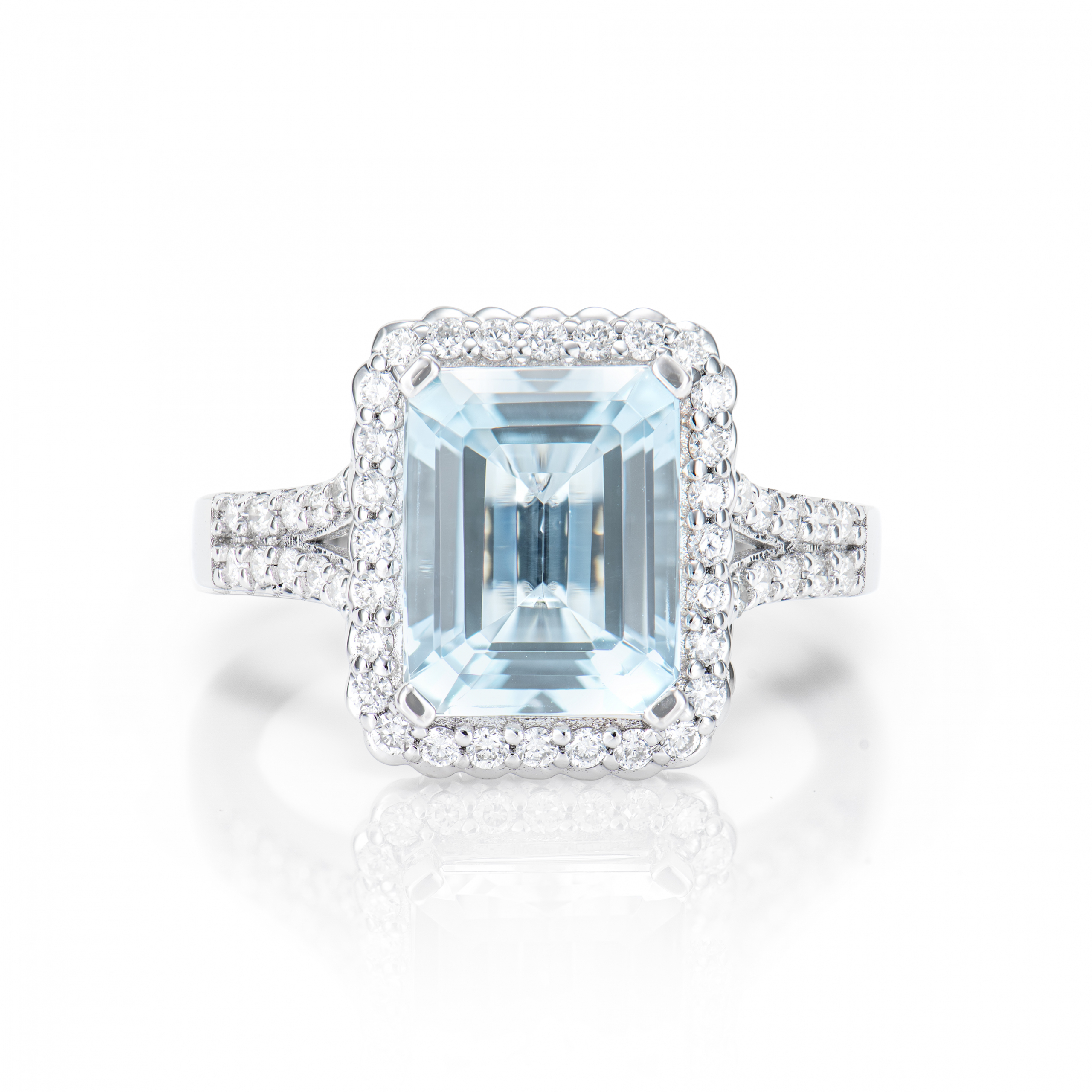AQUAMARINE CLASSIC RING