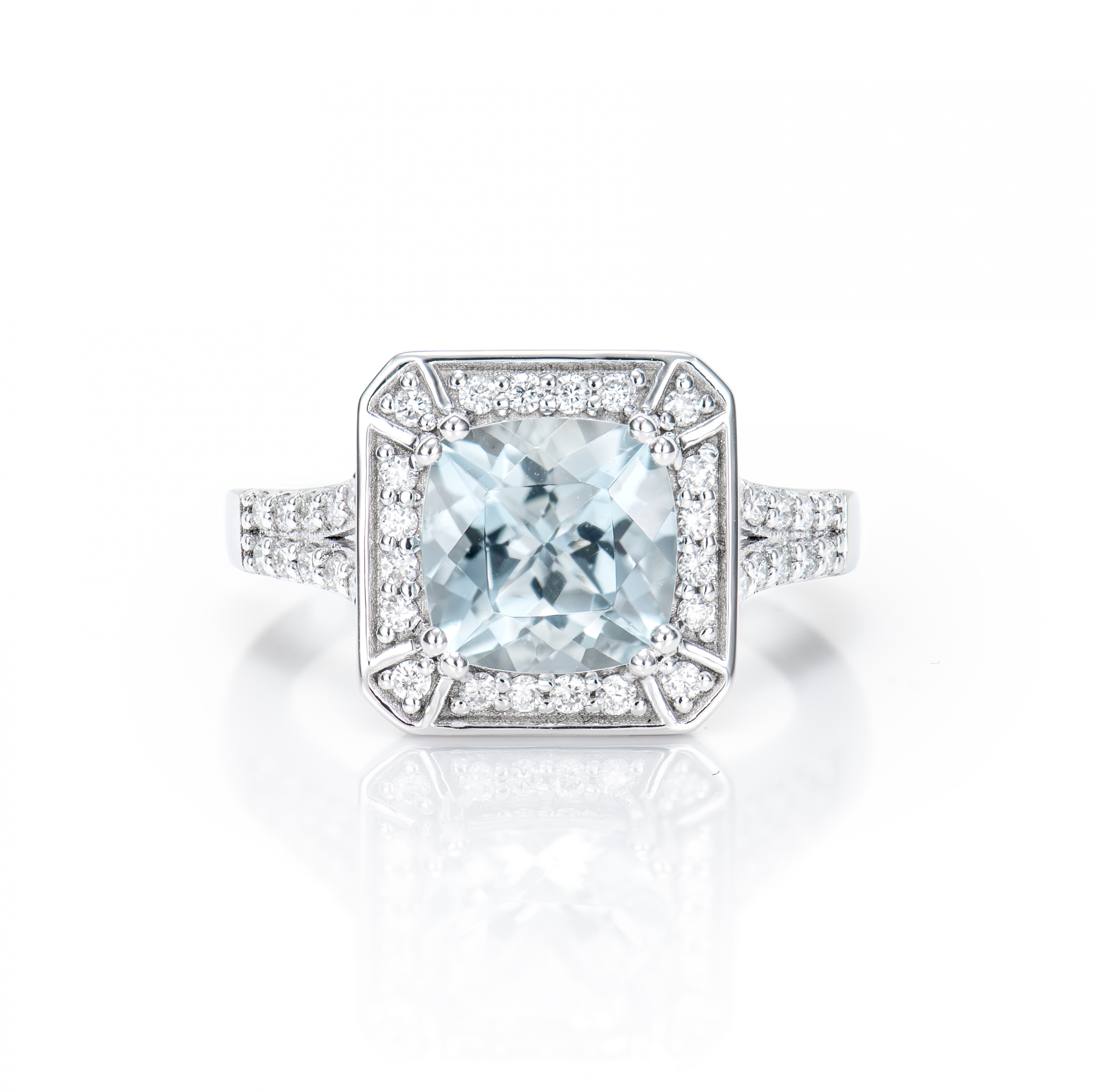 AQUAMARINE CLASSIC RING