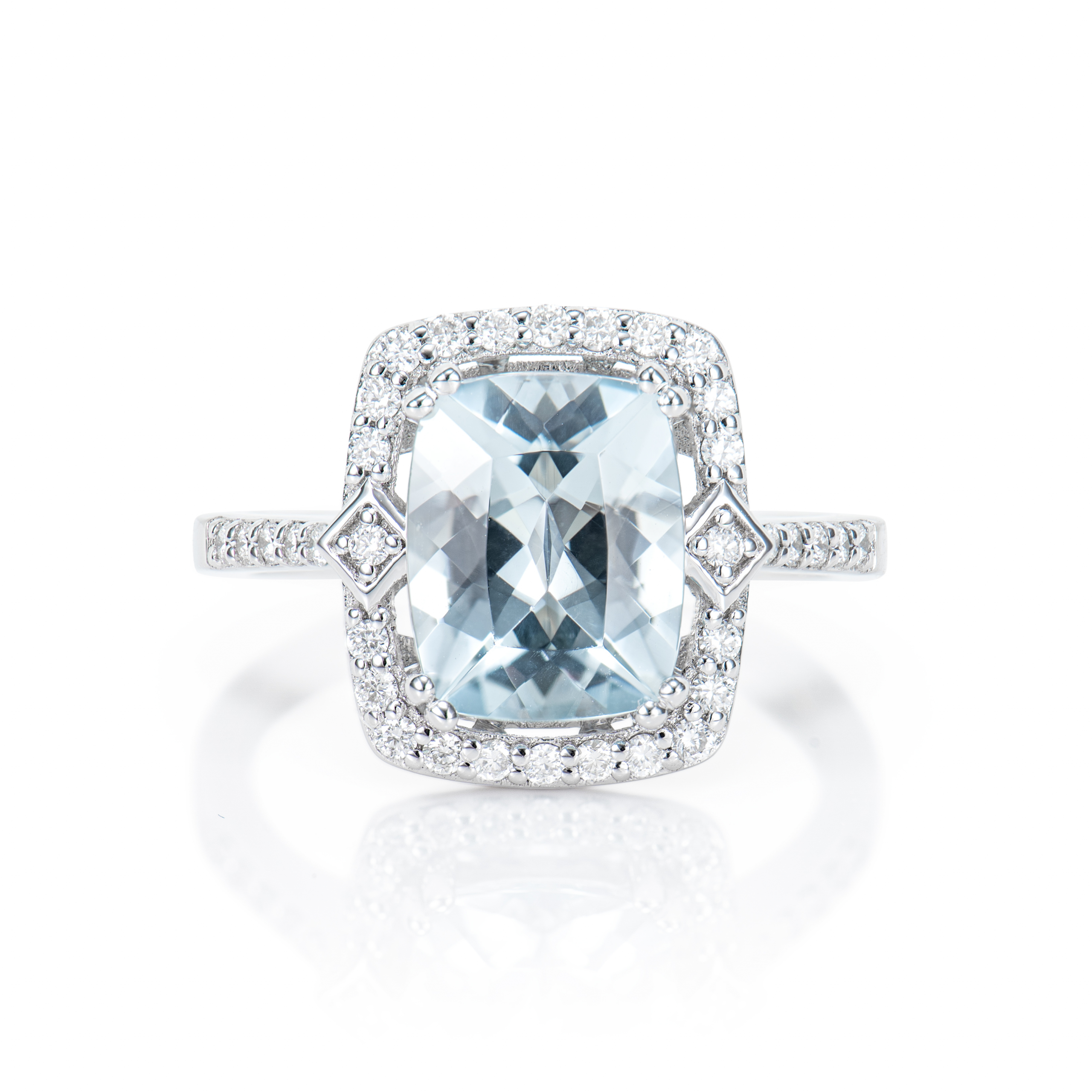 AQUAMARINE CLASSIC RING