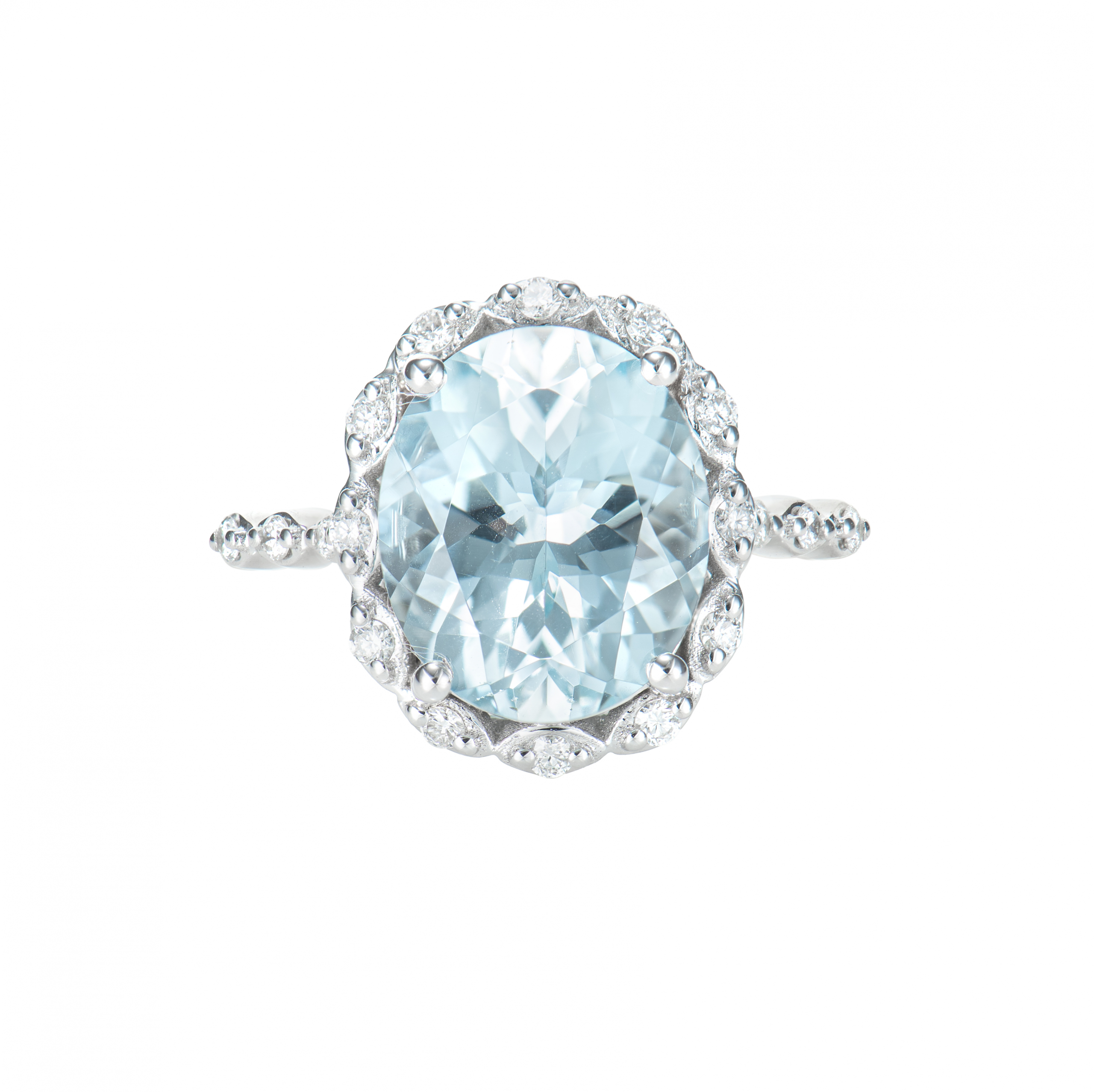 AQUAMARINE CLASSIC RING