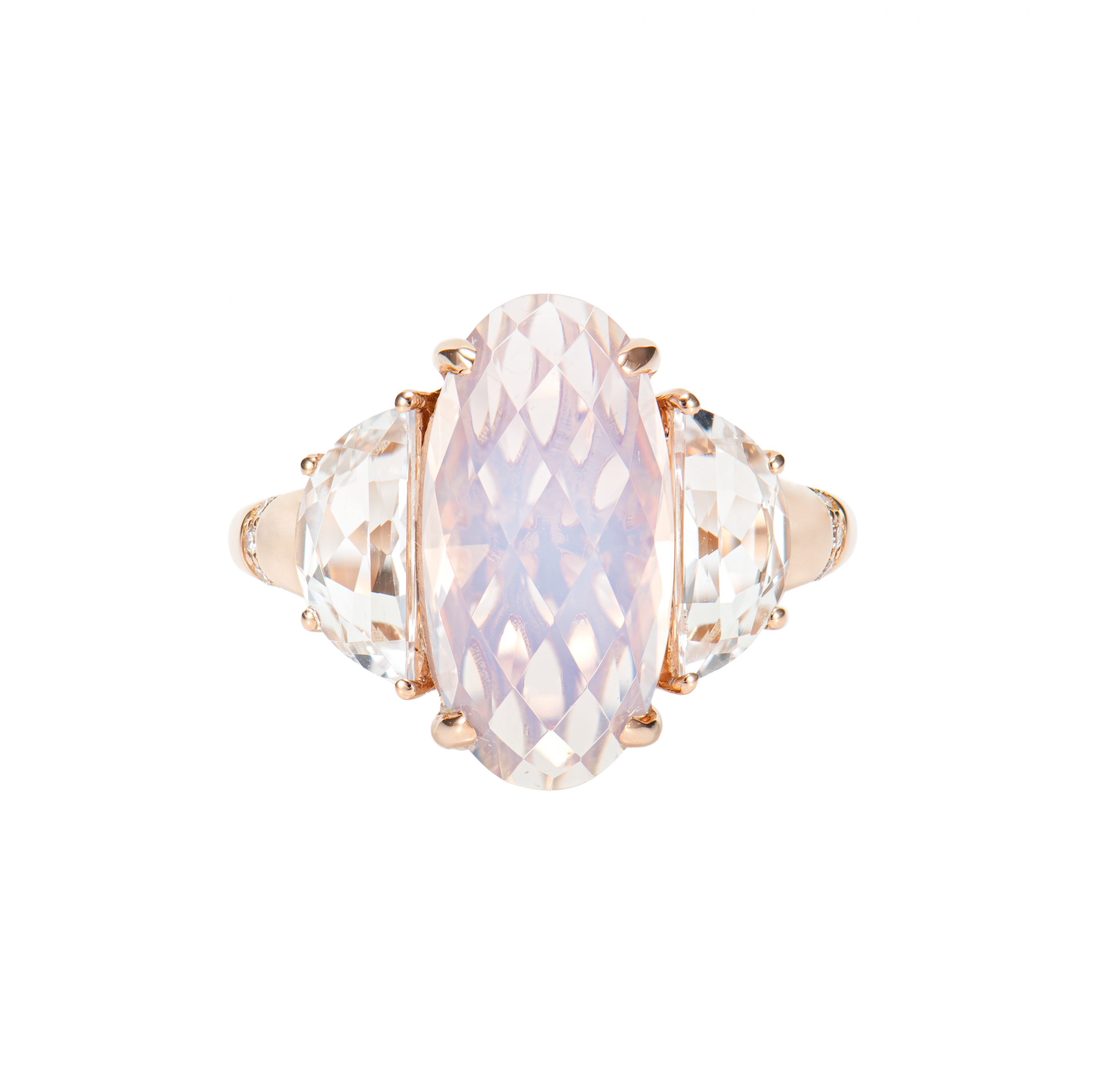 LAVENDER QUARTZ FANCY RING