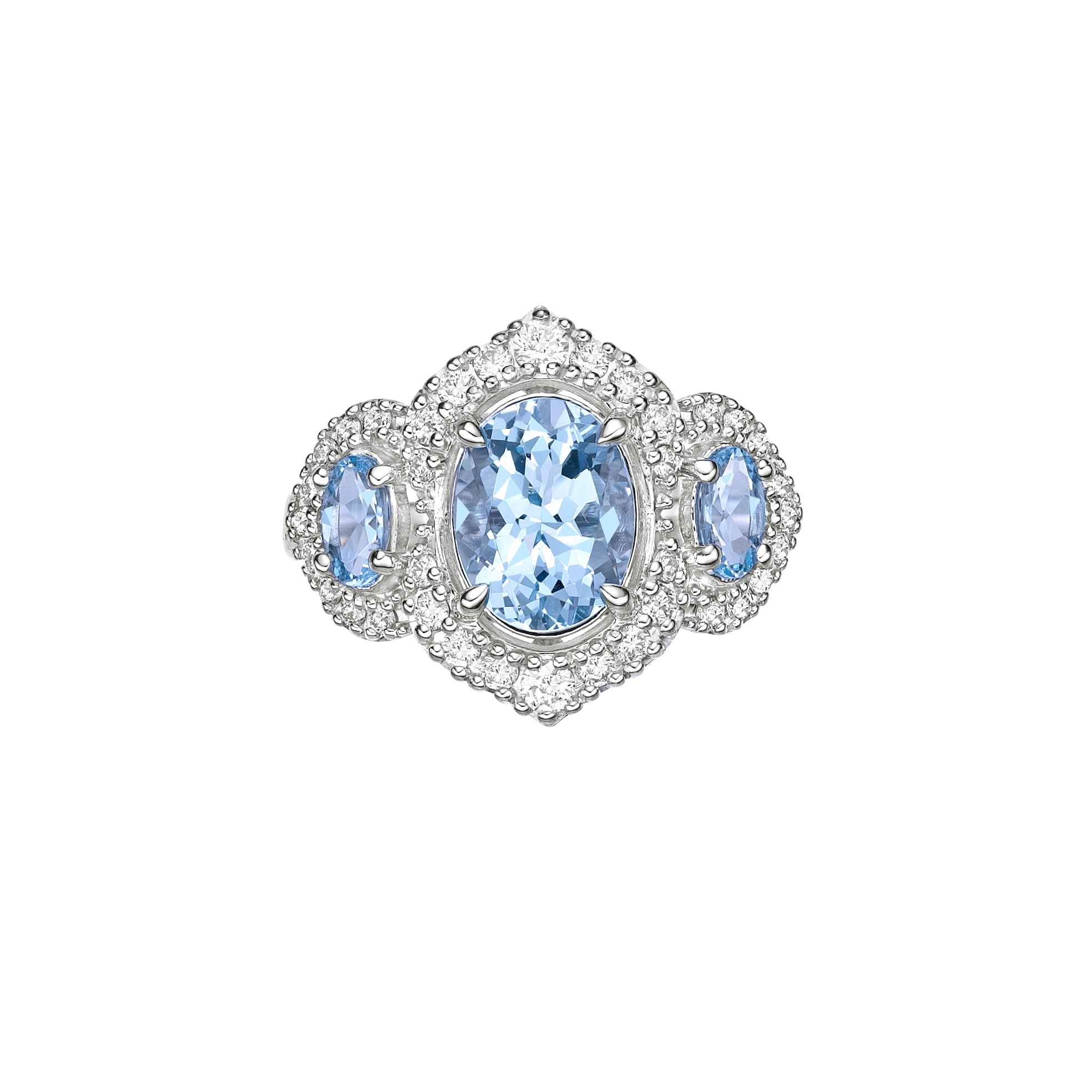 AQUAMARINE CLASSIC RING