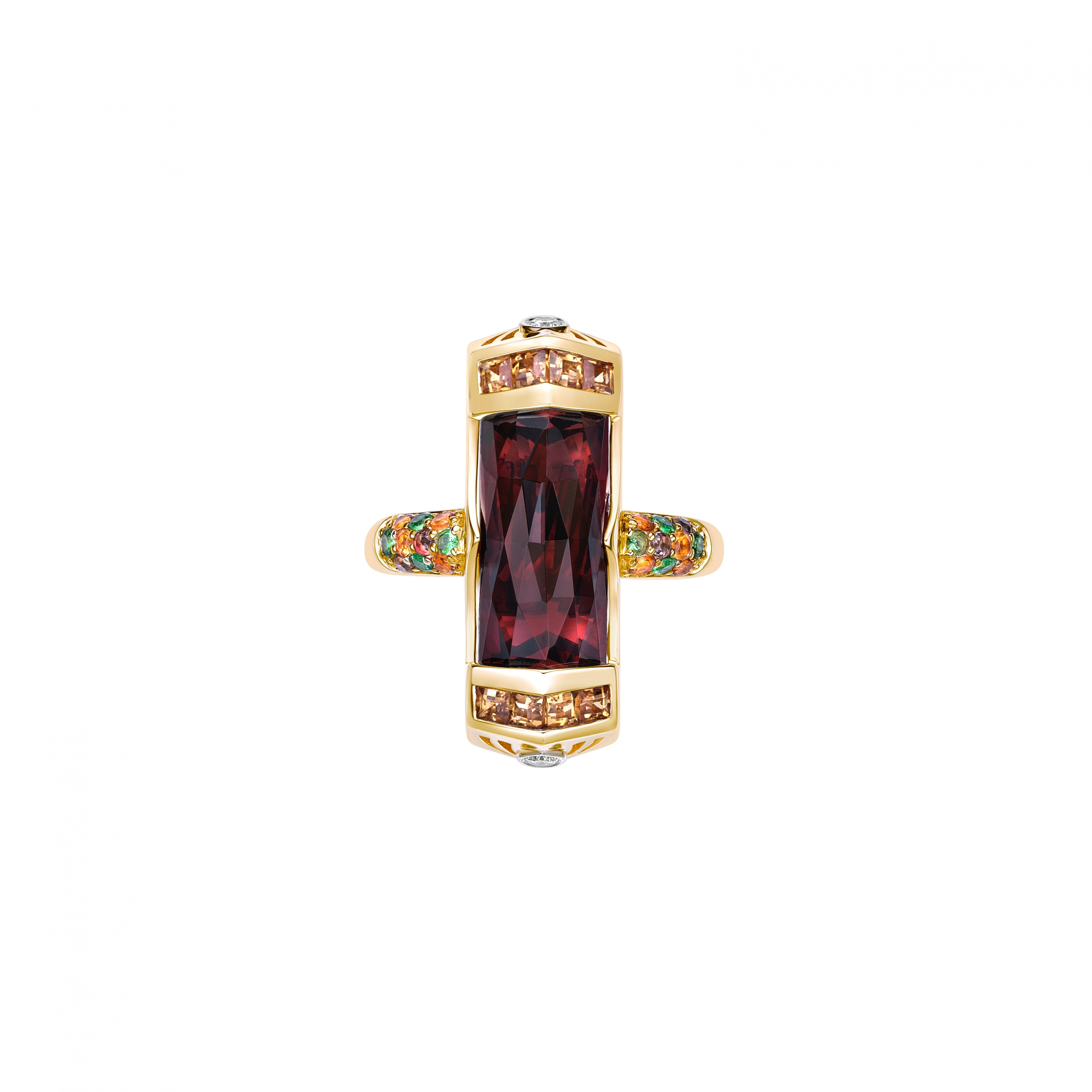 GARNET COCKTAIL RING