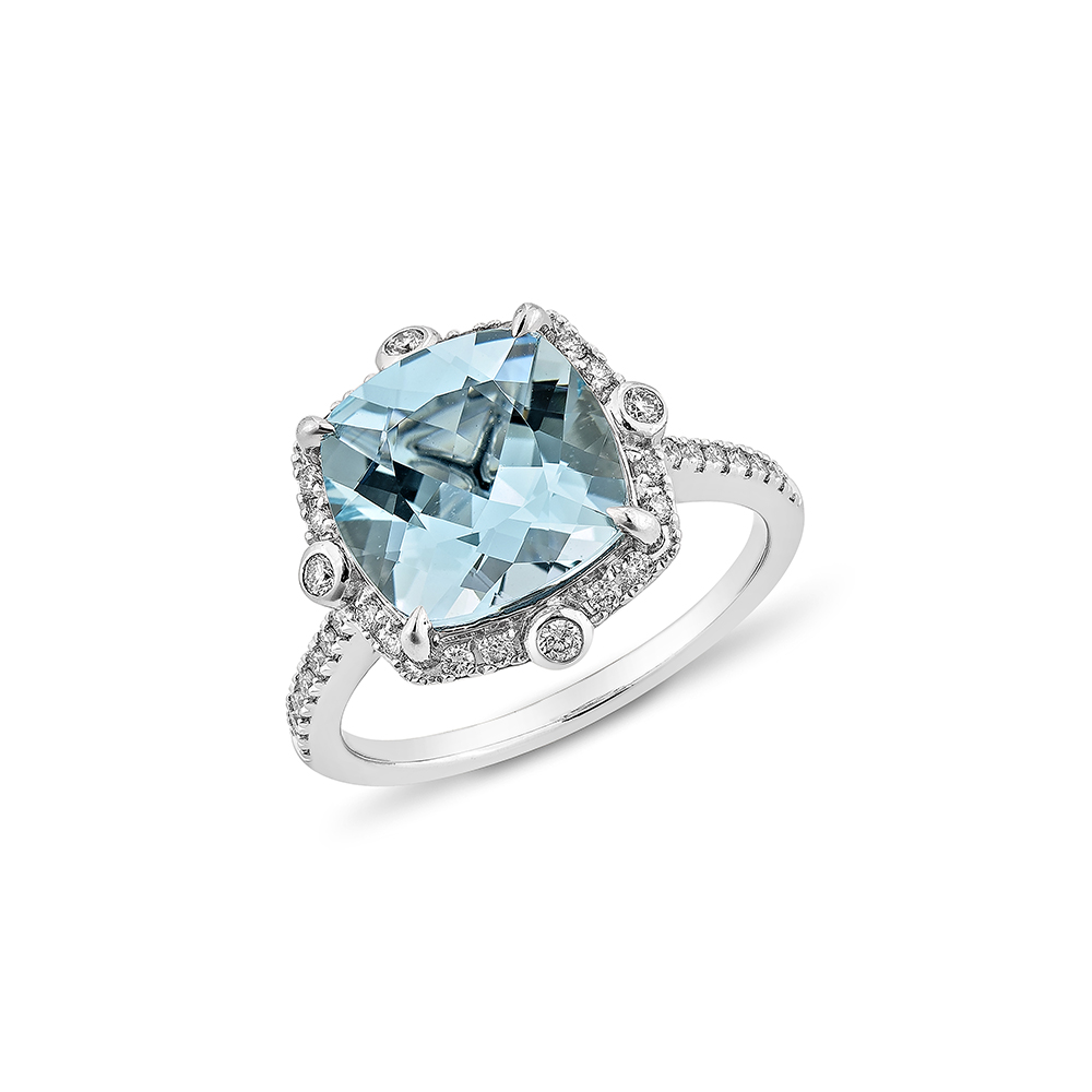 AQUAMARINE CLASSIC RING