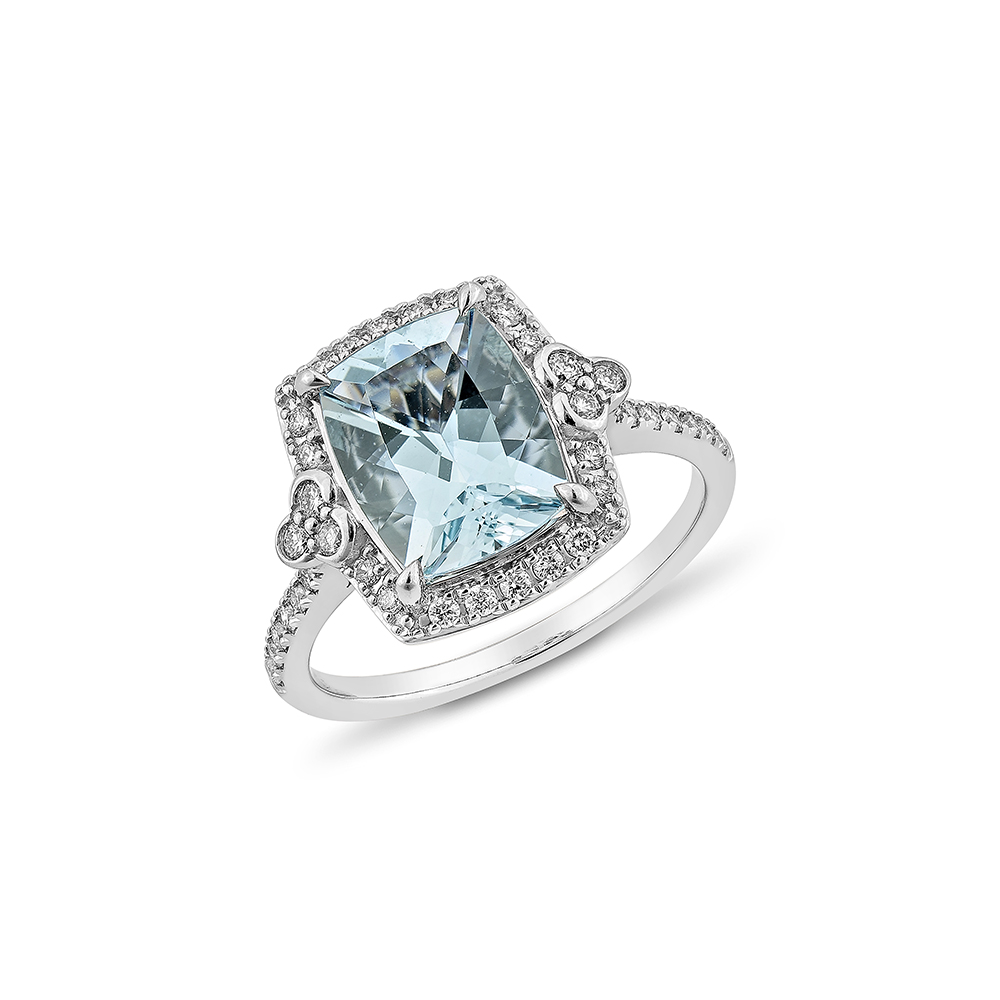 AQUAMARINE CLASSIC RING