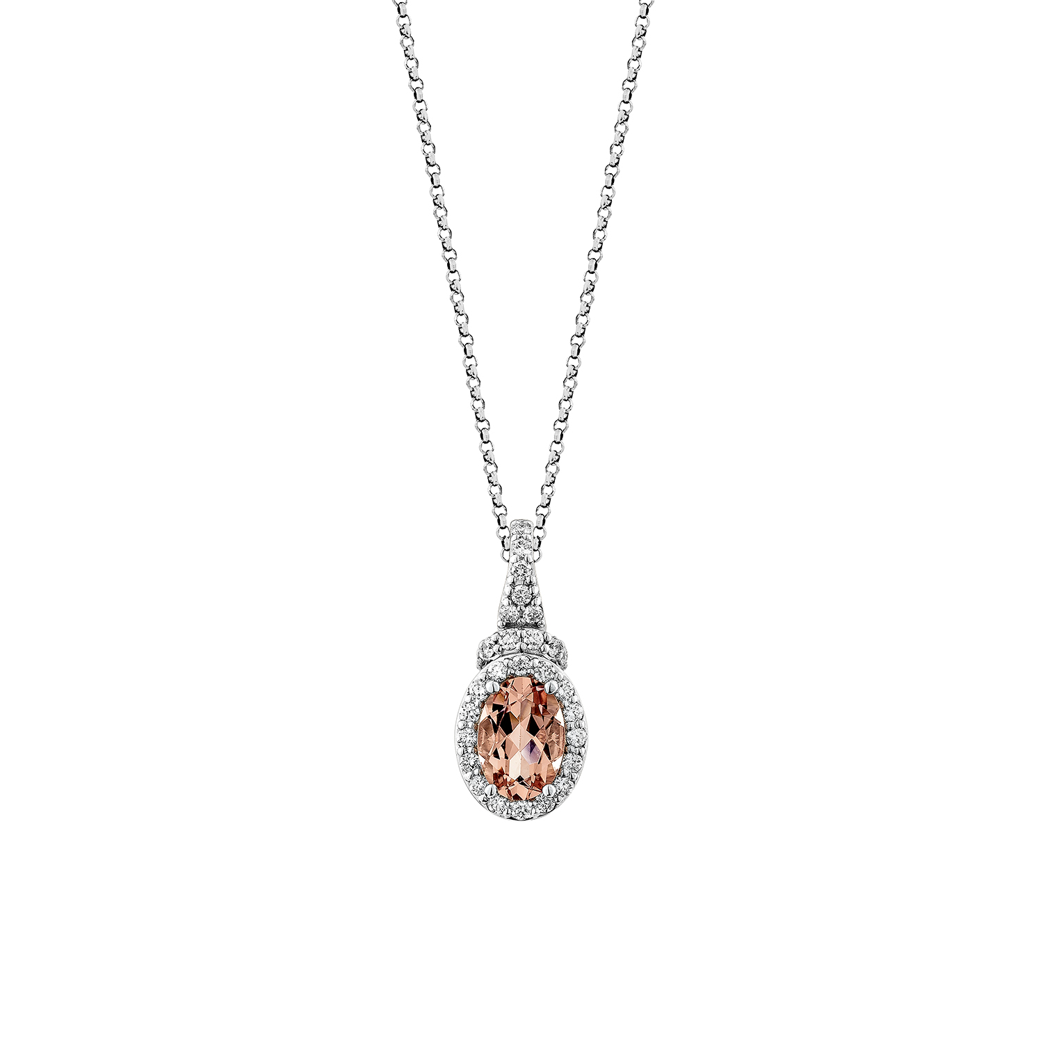 PINK MORGANITE PENDANT