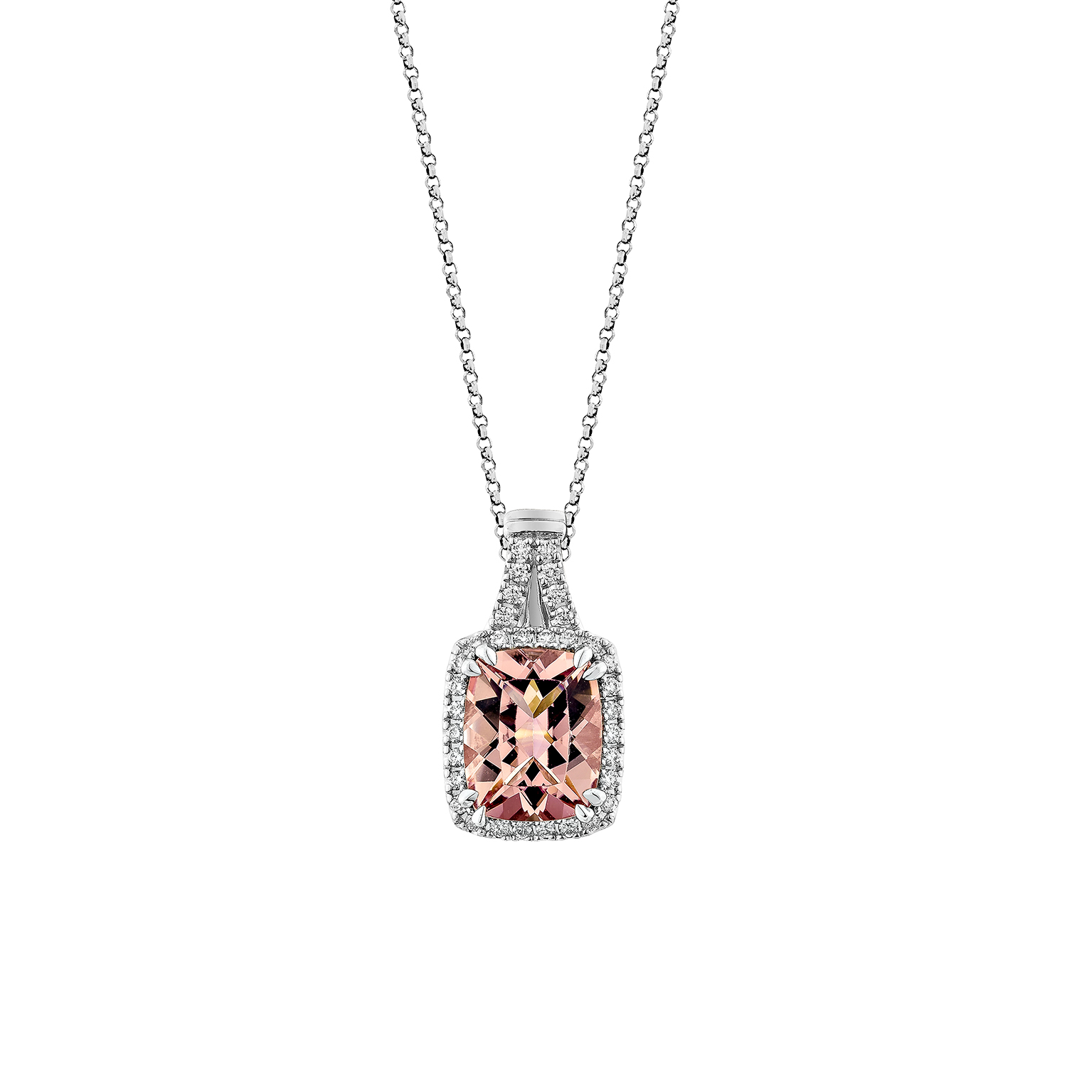 PINK MORGANITE PENDANT