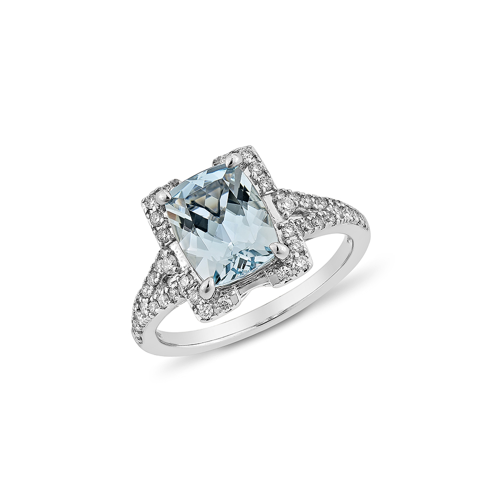AQUAMARINE CLASSIC RING