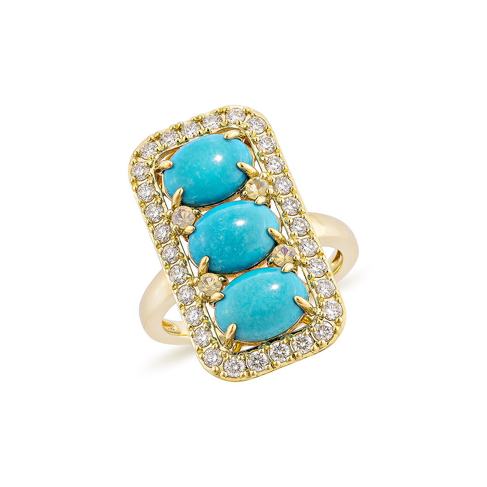 TURQUOISE STACK RING