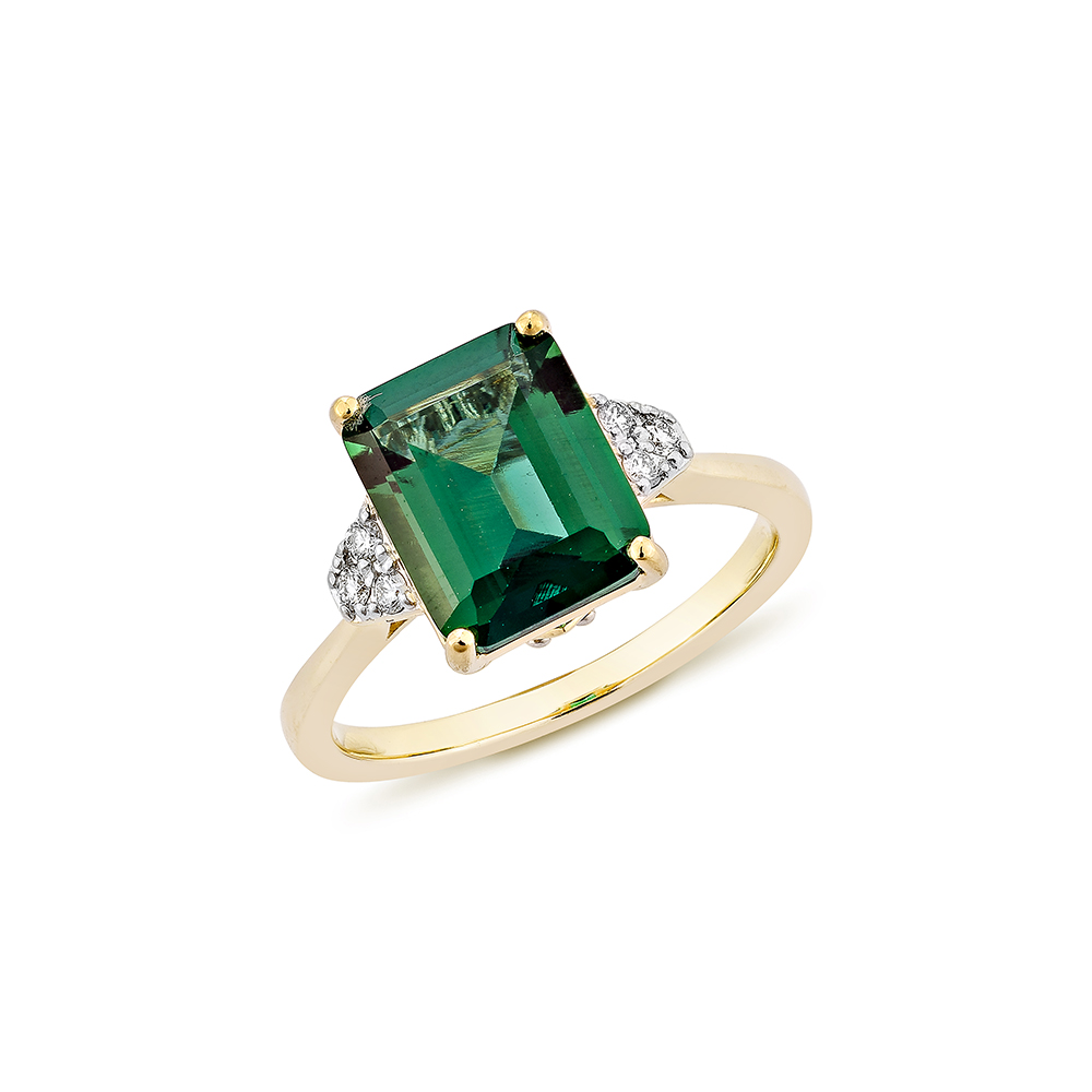 LAB-GROWN EMERALD CLASSIC RING