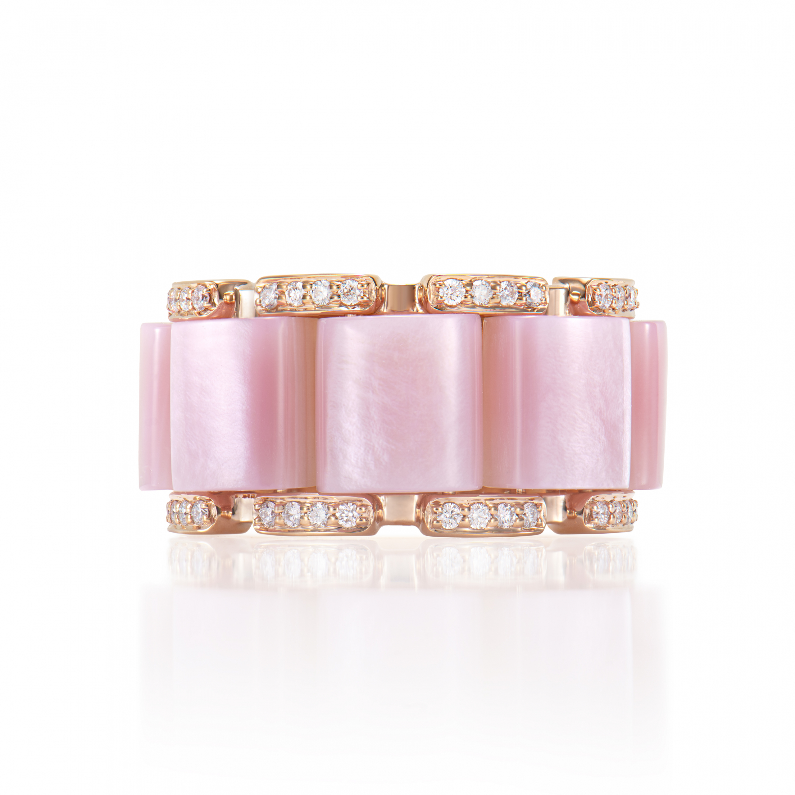 PINK OPAL BAND RING
