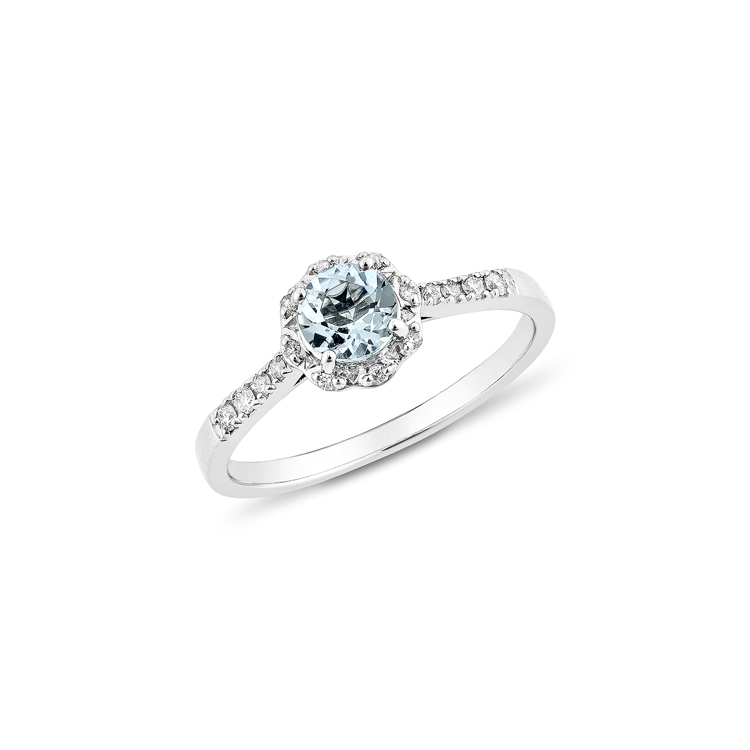 AQUAMARINE CLASSIC RING