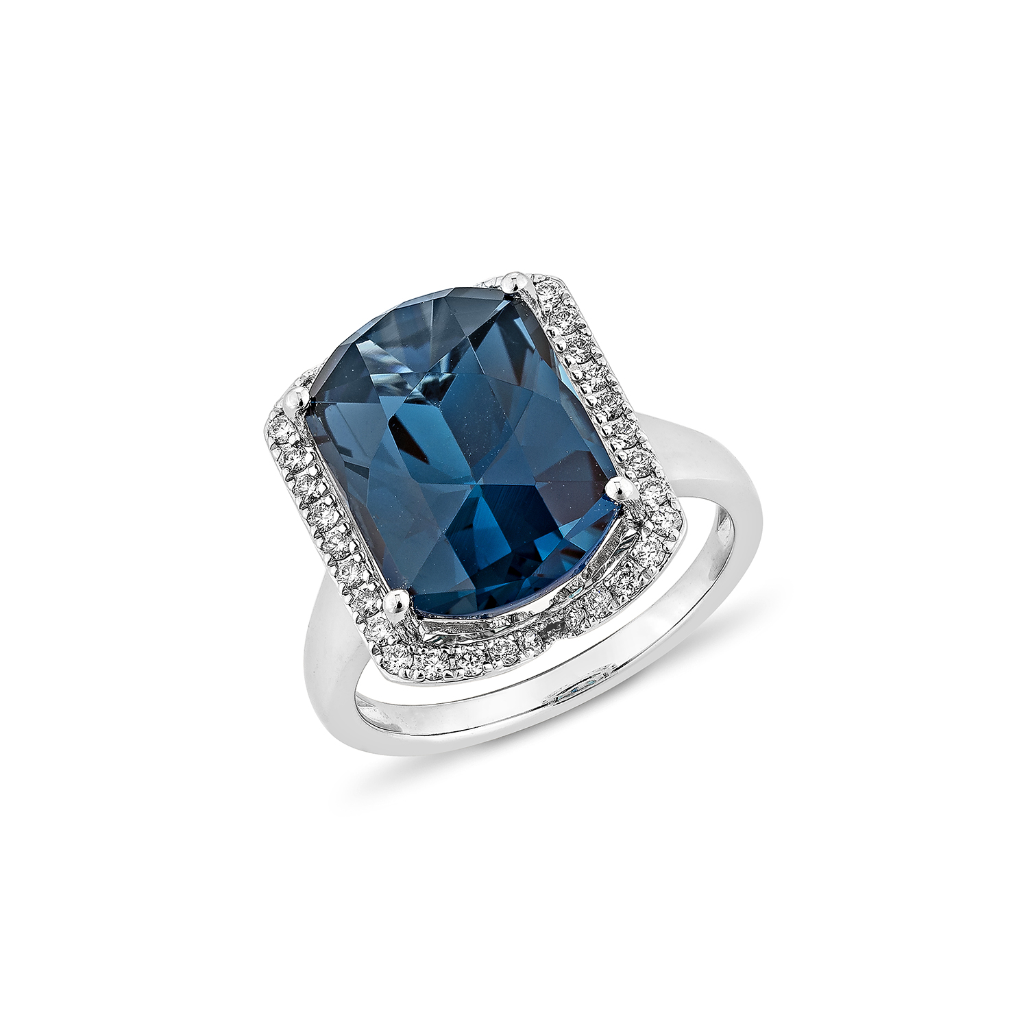 LONDON BLUE TOPAZ CLASSIC RING
