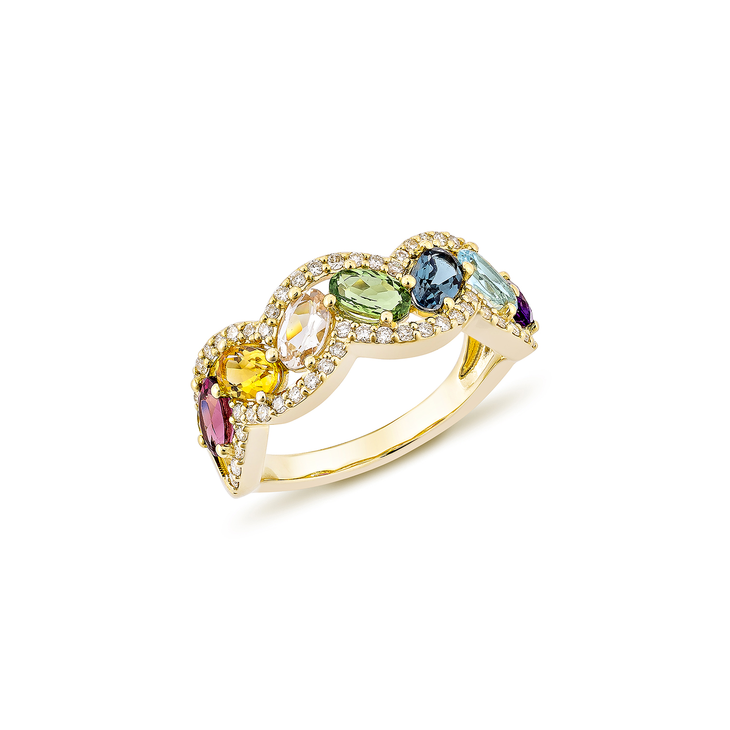 RAINBOW STACKABLE RING