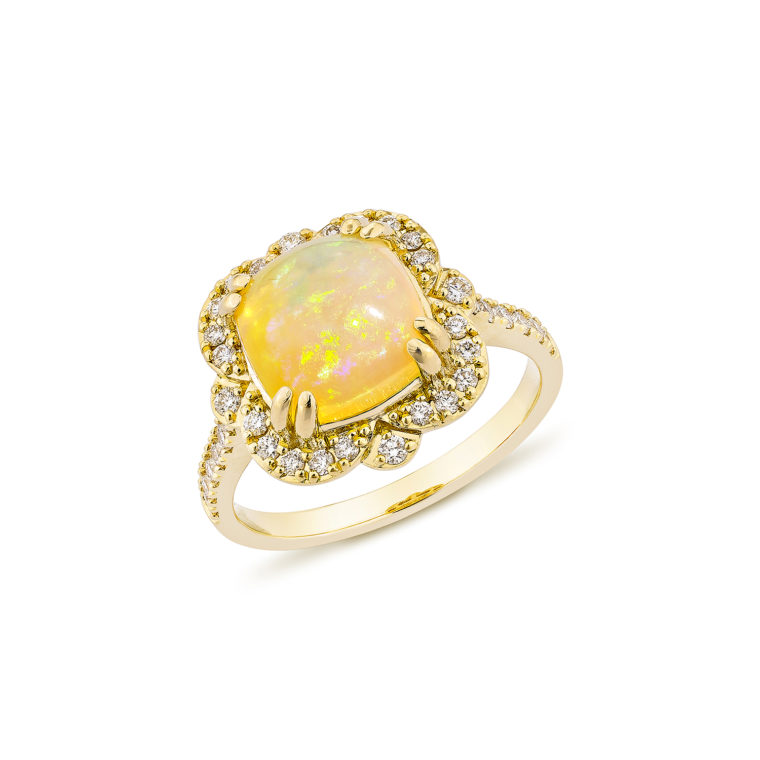ETHIOPIAN OPAL CLASSIC RING