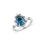 LONDON BLUE TOPAZ CLASSIC RING
