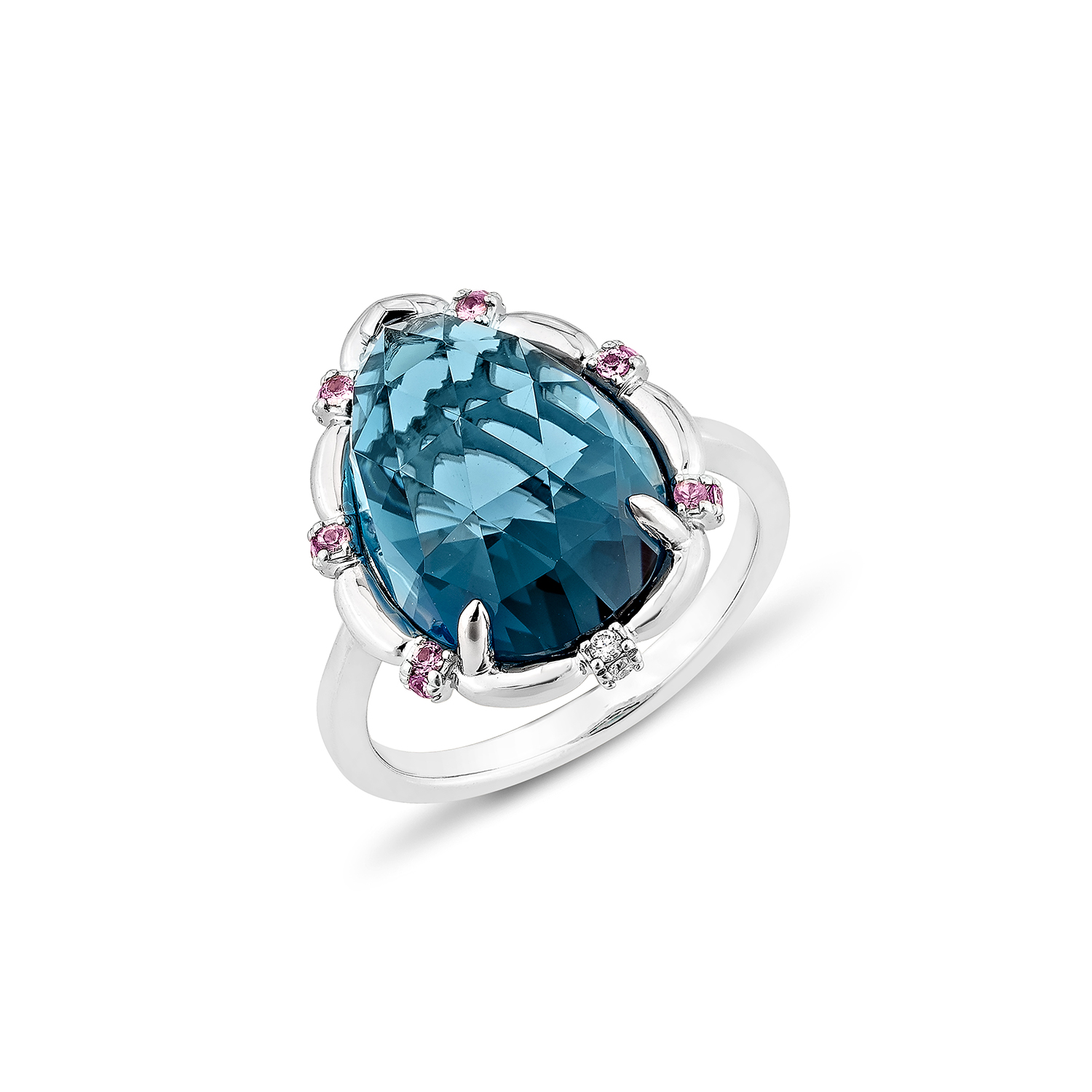 LONDON BLUE TOPAZ CLASSIC RING