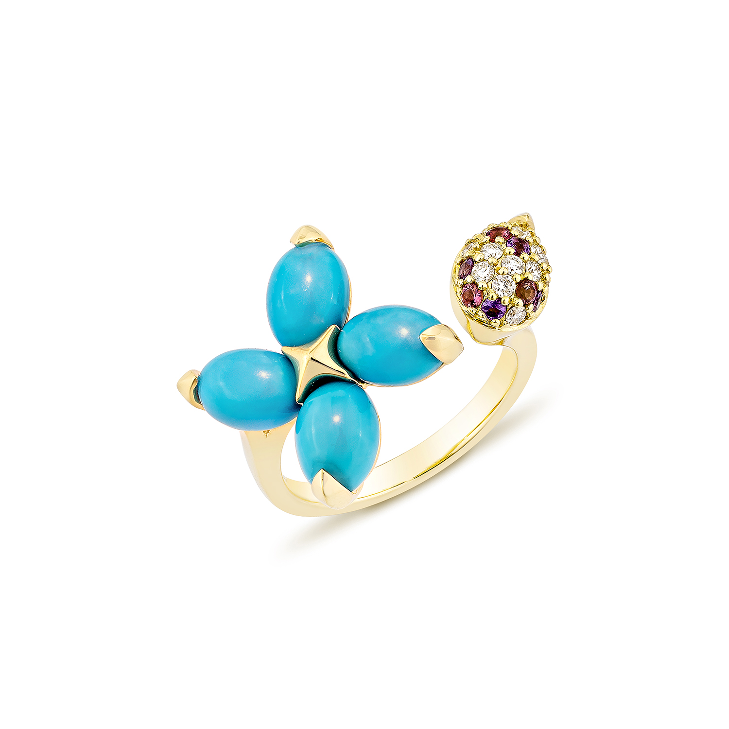 TURQUOISE FANCY RING