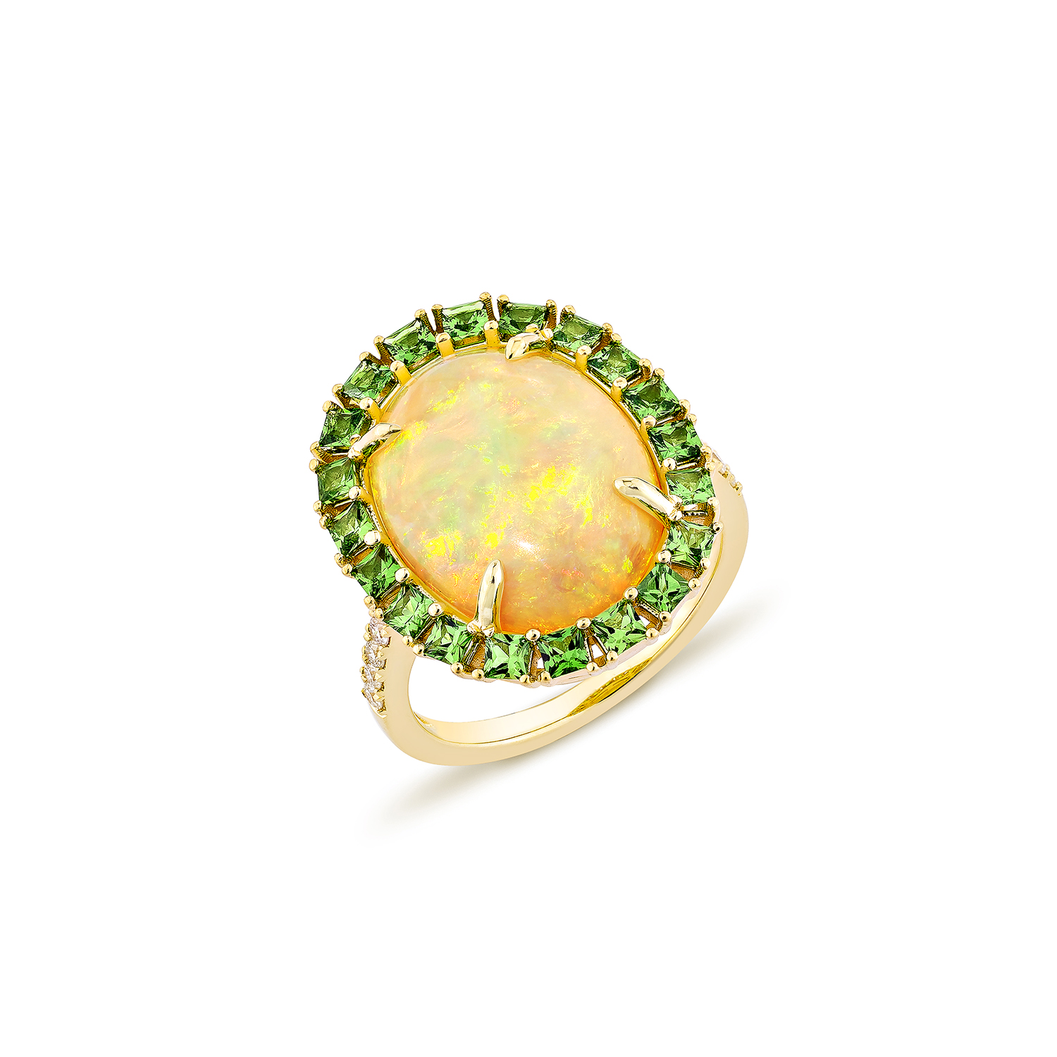 ETHIOPIAN OPAL CLASSIC RING
